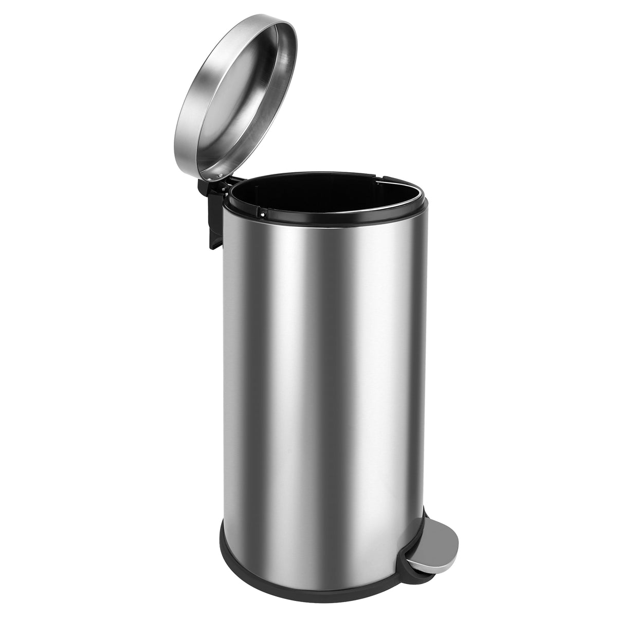 10 Liter Rectangular Bathroom Slim Stainless Steel Trash Can-Mega Casa