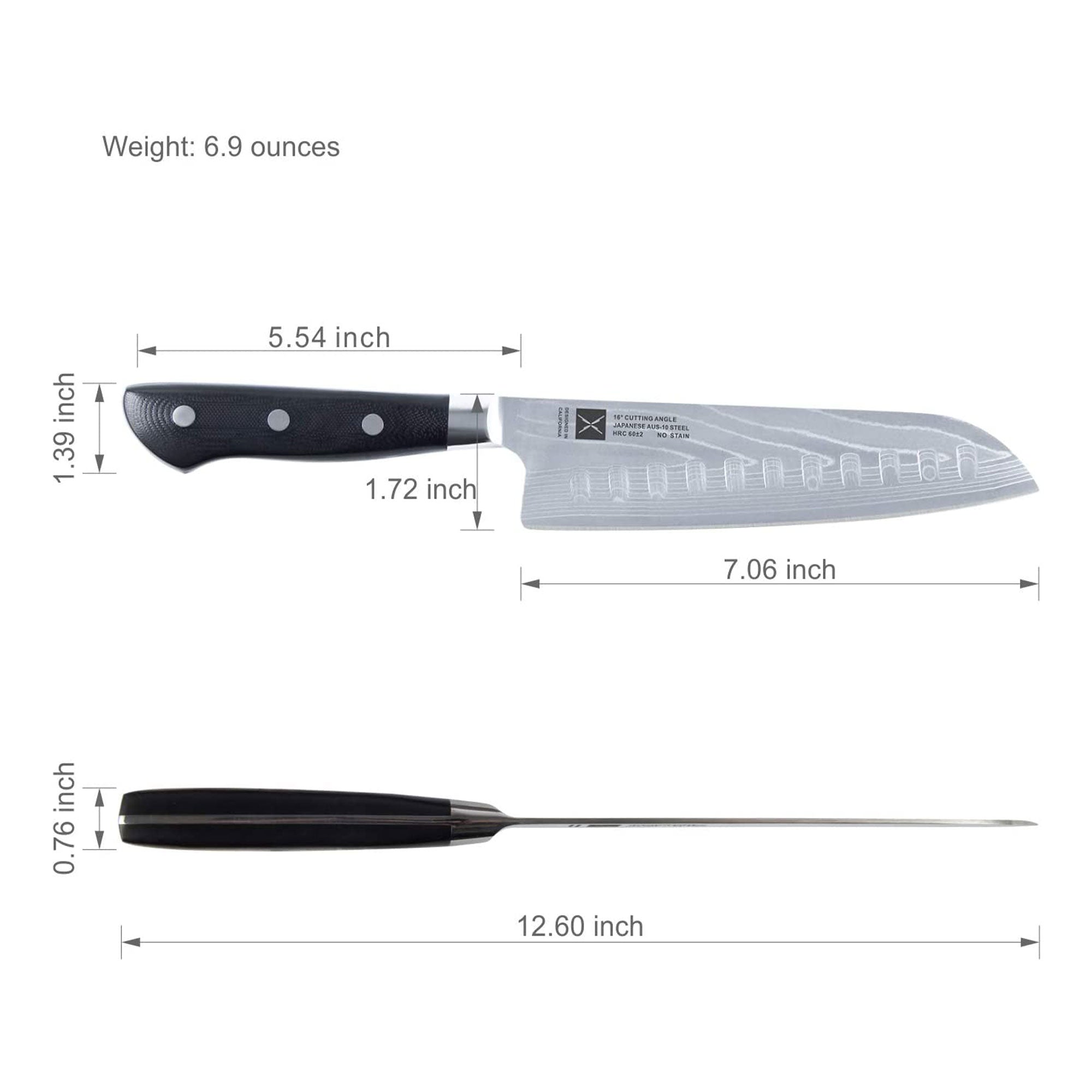 Chefs Knife 8 inch | Pro Series | Shan zu